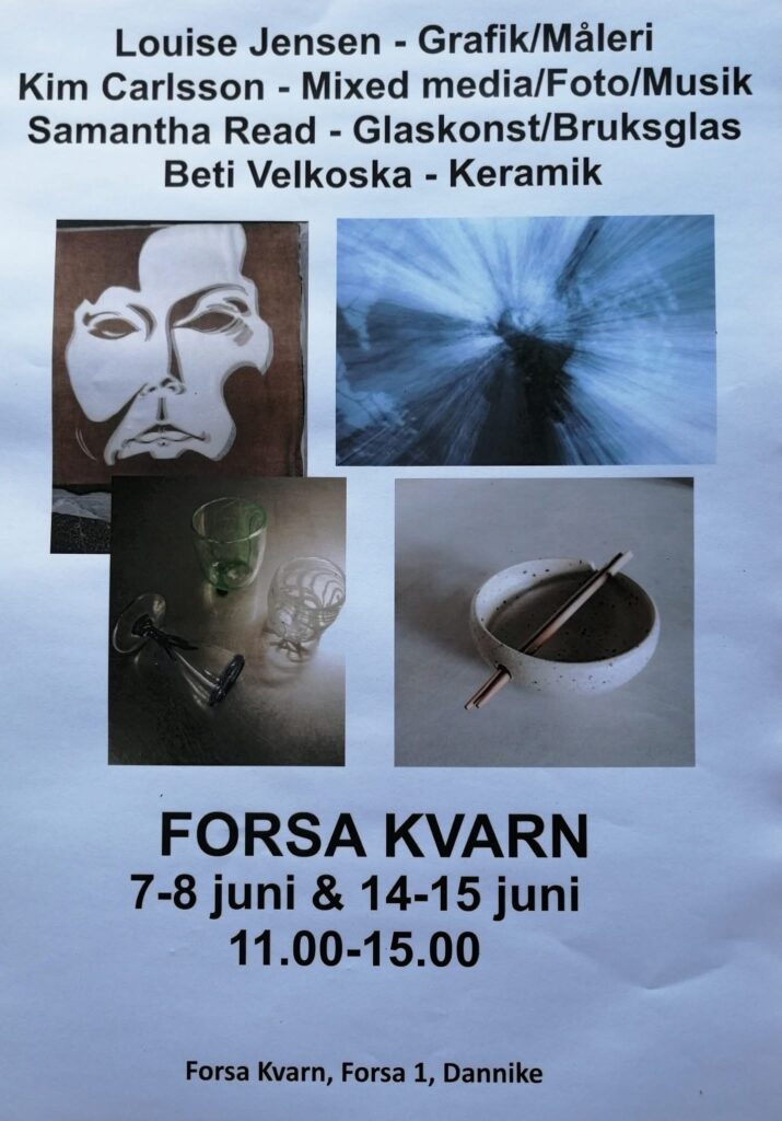 Forsa kvarn, utställning 7-8 & 14-15 juni 2025
